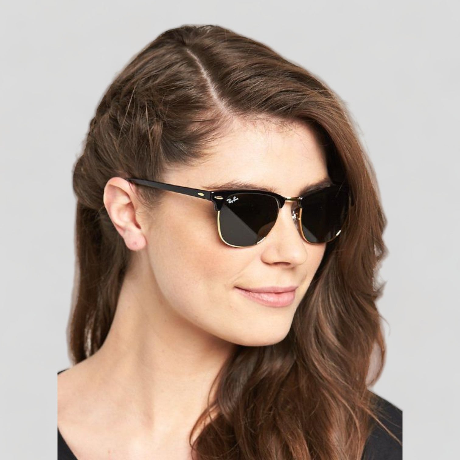 Black clubmaster sunglasses online