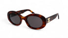 Celine CL40194U Sunglasses – Front View of Designer Sunglasses in Havana