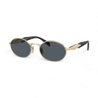 Prada oval metal sunglasses