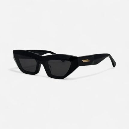 Bottega Veneta BV1219S 001 Black Cat-Eye Sunglasses