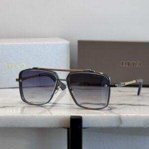 DITA Mach-Six Sunglasses – Black & Gold Titanium Frame