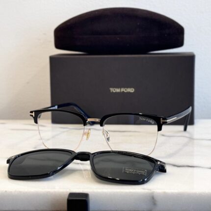 Tom Ford FT5683-B Blue-Light Block with Magnetic Clip-On