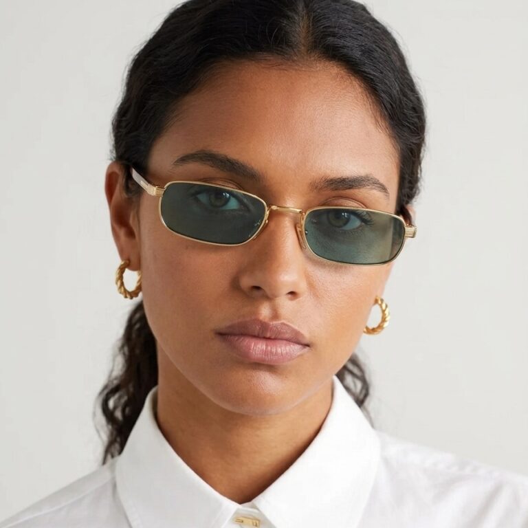 PRADA B54S SUNGLASSES GREEN LENS