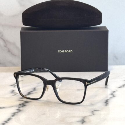 Tom Ford TF 5853 D-B 052 Tortoise Large Acetate Eyeglasses