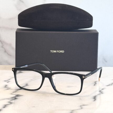 Tom Ford TF 5646 D-B 001 Black Rectangular Eyeglasses
