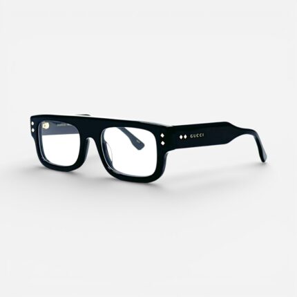 Gucci GG 1085O Black Square Unisex Eyeglasses
