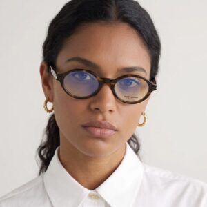 SAINT LAURENT 751 OPT BLACK TORTOISE OPTICAL MODEL