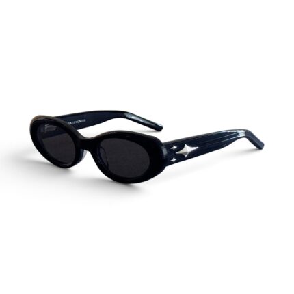 Gentle Monster Cuff 01 Black Oval Sunglasses